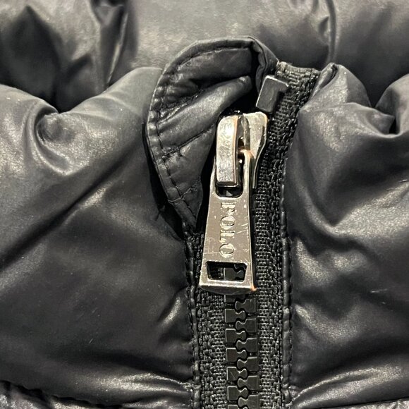 Polo Ralph Lauren Girls Down Puffer Jacket, Black, M 8-10 - Picture 6 of 11